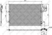 Kondensator, Klimaanlage STELLOX 10-45036-SX