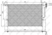 Kondensator, Klimaanlage STELLOX 10-45052-SX