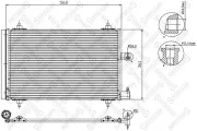 Kondensator, Klimaanlage STELLOX 10-45064-SX