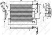 Kondensator, Klimaanlage STELLOX 10-45118-SX