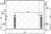 Kondensator, Klimaanlage STELLOX 10-45181-SX