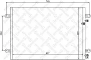 Kondensator, Klimaanlage STELLOX 10-45219-SX