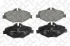 Bremsbelagsatz, Scheibenbremse Vorderachse STELLOX 1001 002-SX