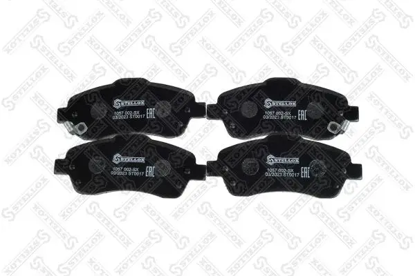 Bremsbelagsatz, Scheibenbremse Vorderachse STELLOX 1057 002-SX