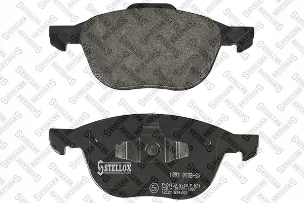 Bremsbelagsatz, Scheibenbremse Vorderachse STELLOX 1093 000B-SX
