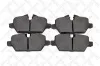 Bremsbelagsatz, Scheibenbremse Hinterachse STELLOX 1143 000B-SX Bild Bremsbelagsatz, Scheibenbremse Hinterachse STELLOX 1143 000B-SX