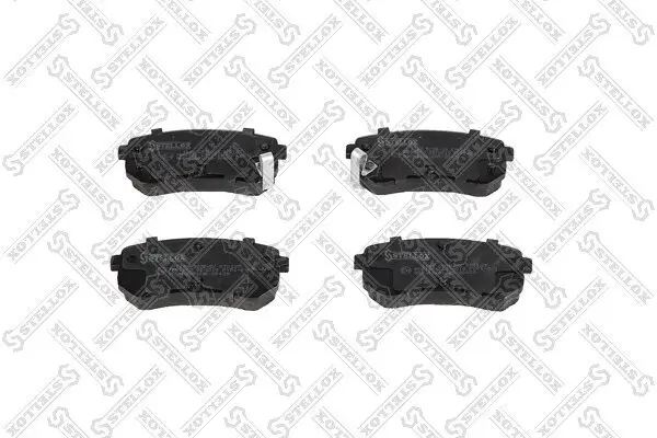 Bremsbelagsatz, Scheibenbremse Hinterachse STELLOX 1146 002B-SX