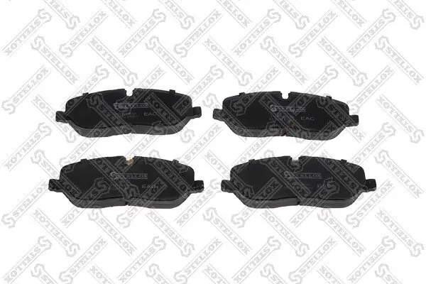 Bremsbelagsatz, Scheibenbremse Vorderachse STELLOX 1169 000B-SX