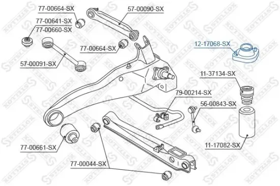 Federbeinstützlager STELLOX 12-17068-SX Bild Federbeinstützlager STELLOX 12-17068-SX