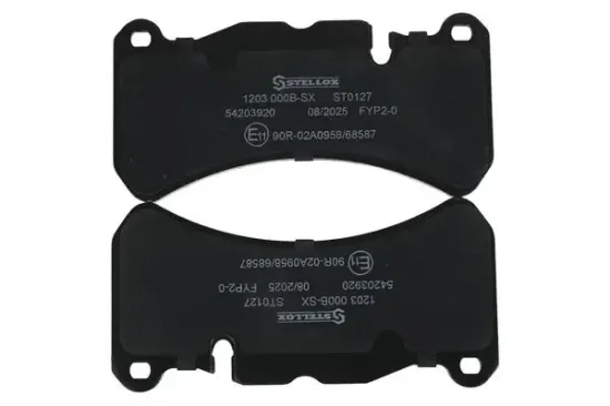Bremsbelagsatz, Scheibenbremse Vorderachse STELLOX 1203 000B-SX Bild Bremsbelagsatz, Scheibenbremse Vorderachse STELLOX 1203 000B-SX