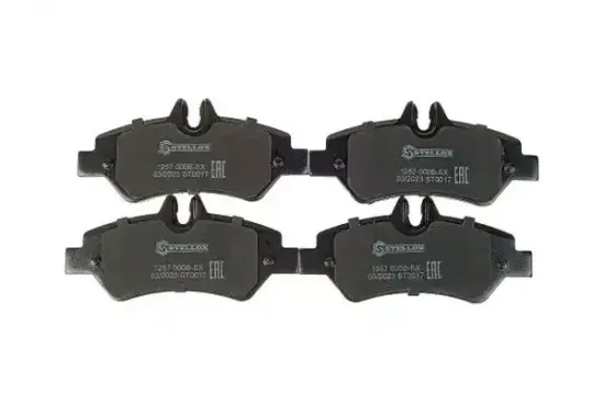 Bremsbelagsatz, Scheibenbremse Hinterachse STELLOX 1257 000B-SX Bild Bremsbelagsatz, Scheibenbremse Hinterachse STELLOX 1257 000B-SX