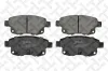 Bremsbelagsatz, Scheibenbremse Hinterachse STELLOX 1263 002B-SX