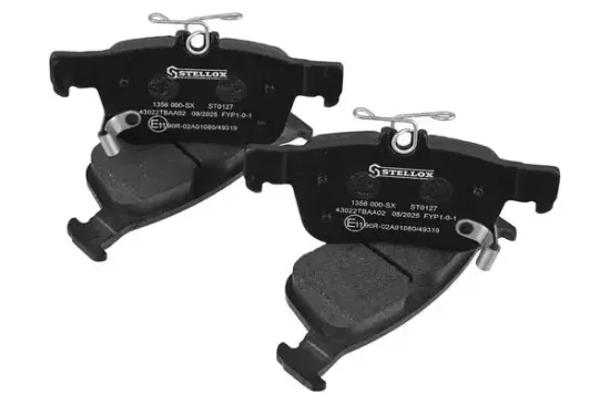 Bremsbelagsatz, Scheibenbremse Hinterachse STELLOX 1356 000-SX Bild Bremsbelagsatz, Scheibenbremse Hinterachse STELLOX 1356 000-SX