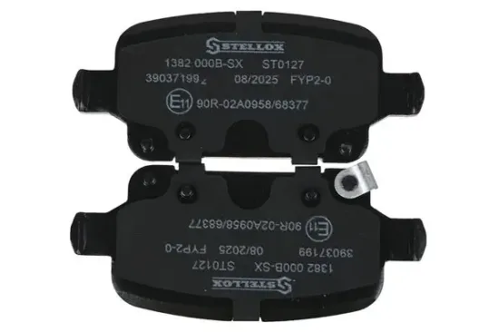 Bremsbelagsatz, Scheibenbremse Hinterachse STELLOX 1382 000B-SX Bild Bremsbelagsatz, Scheibenbremse Hinterachse STELLOX 1382 000B-SX