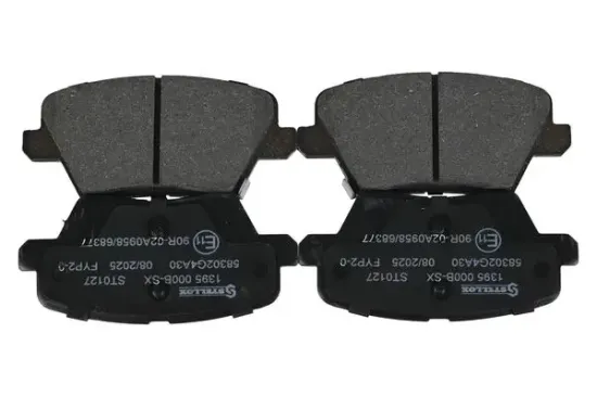 Bremsbelagsatz, Scheibenbremse Hinterachse STELLOX 1395 000B-SX Bild Bremsbelagsatz, Scheibenbremse Hinterachse STELLOX 1395 000B-SX