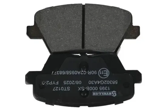 Bremsbelagsatz, Scheibenbremse Hinterachse STELLOX 1395 000B-SX Bild Bremsbelagsatz, Scheibenbremse Hinterachse STELLOX 1395 000B-SX