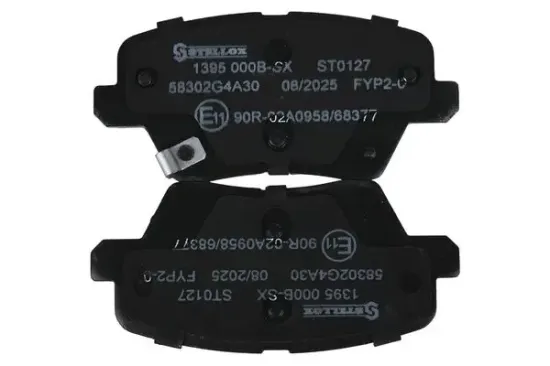 Bremsbelagsatz, Scheibenbremse Hinterachse STELLOX 1395 000B-SX Bild Bremsbelagsatz, Scheibenbremse Hinterachse STELLOX 1395 000B-SX