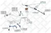 Faltenbalg, Lenkung Vorderachse links Vorderachse rechts STELLOX 14-17147-SX