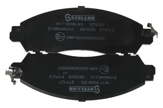 Bremsbelagsatz, Scheibenbremse Vorderachse STELLOX 1417 000B-SX Bild Bremsbelagsatz, Scheibenbremse Vorderachse STELLOX 1417 000B-SX