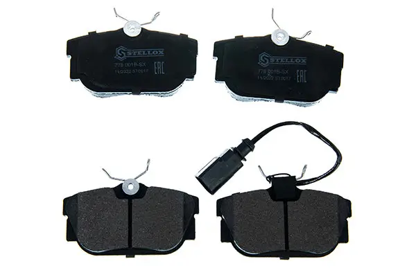 Bremsbelagsatz, Scheibenbremse Hinterachse STELLOX 1557 000B-SX