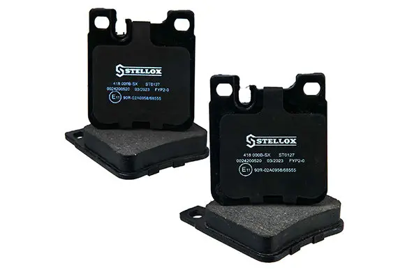 Bremsbelagsatz, Scheibenbremse Hinterachse STELLOX 1606 000B-SX