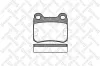 Bremsbelagsatz, Scheibenbremse Hinterachse STELLOX 168 010-SX