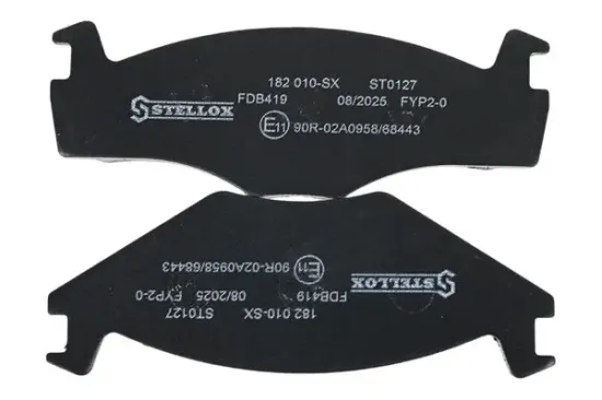 Bremsbelagsatz, Scheibenbremse Vorderachse STELLOX 182 010-SX Bild Bremsbelagsatz, Scheibenbremse Vorderachse STELLOX 182 010-SX