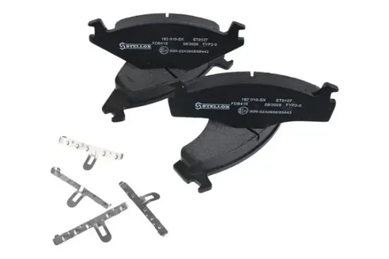 Bremsbelagsatz, Scheibenbremse Vorderachse STELLOX 182 010-SX Bild Bremsbelagsatz, Scheibenbremse Vorderachse STELLOX 182 010-SX