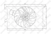 Lüfter, Motorkühlung 12 V STELLOX 29-99271-SX