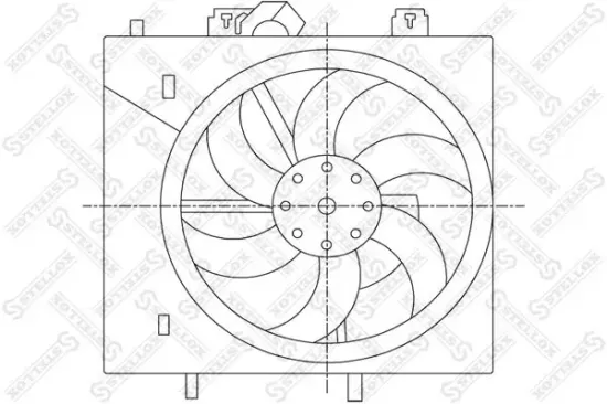 Lüfter, Motorkühlung 12 V STELLOX 29-99444-SX Bild Lüfter, Motorkühlung 12 V STELLOX 29-99444-SX