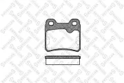 Bremsbelagsatz, Scheibenbremse Hinterachse STELLOX 293 010-SX