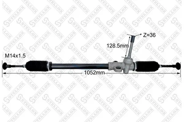 Lenkgetriebe STELLOX 31-37270-SX