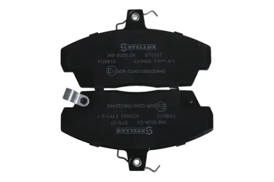 Bremsbelagsatz, Scheibenbremse Vorderachse STELLOX 348 002B-SX Bild Bremsbelagsatz, Scheibenbremse Vorderachse STELLOX 348 002B-SX