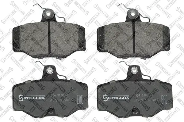 Bremsbelagsatz, Scheibenbremse Hinterachse STELLOX 354 000B-SX