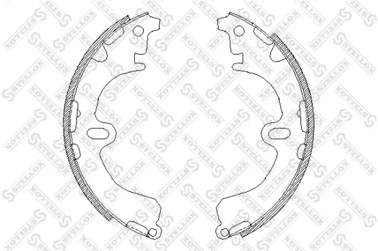 Bremsbackensatz Hinterachse STELLOX 391 100-SX Bild Bremsbackensatz Hinterachse STELLOX 391 100-SX