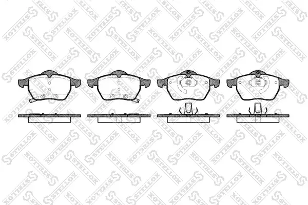 Bremsbelagsatz, Scheibenbremse Vorderachse STELLOX 401 032-SX