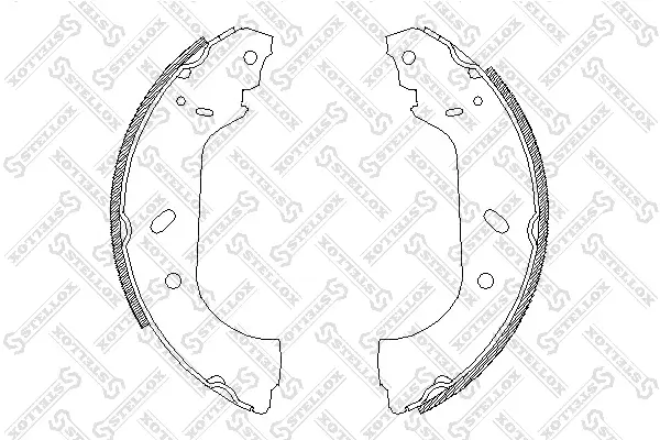 Bremsbackensatz STELLOX 428 100-SX