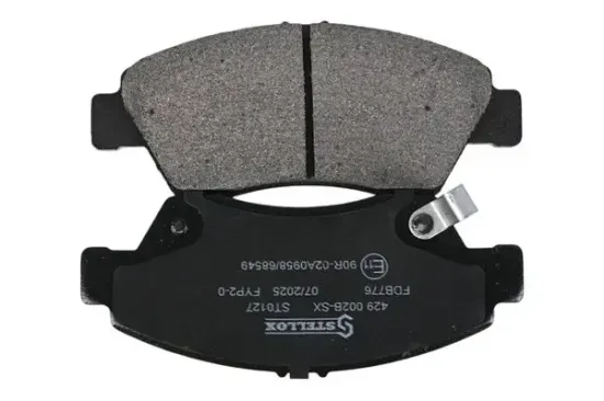 Bremsbelagsatz, Scheibenbremse Vorderachse STELLOX 429 002B-SX Bild Bremsbelagsatz, Scheibenbremse Vorderachse STELLOX 429 002B-SX