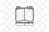 Bremsbelagsatz, Scheibenbremse Vorderachse STELLOX 431 000B-SX