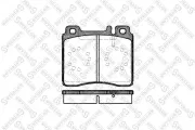 Bremsbelagsatz, Scheibenbremse STELLOX 431 000B-SX