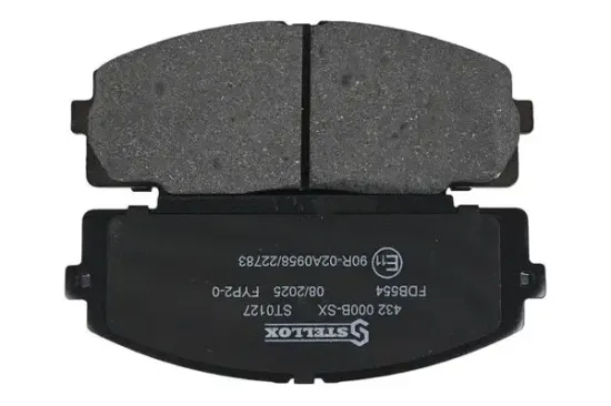 Bremsbelagsatz, Scheibenbremse Vorderachse STELLOX 432 000B-SX Bild Bremsbelagsatz, Scheibenbremse Vorderachse STELLOX 432 000B-SX