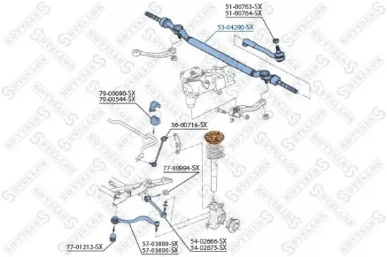 Lenkstange STELLOX 53-04290-SX Bild Lenkstange STELLOX 53-04290-SX