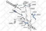 Axialgelenk, Spurstange STELLOX 55-00357-SX