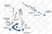 Axialgelenk, Spurstange STELLOX 55-00388-SX