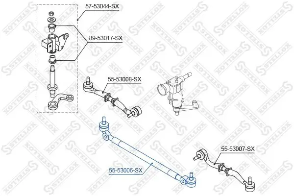 Axialgelenk, Spurstange STELLOX 55-53006-SX