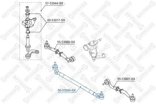 Axialgelenk, Spurstange STELLOX 55-53006-SX Bild Axialgelenk, Spurstange STELLOX 55-53006-SX