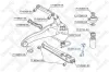 Stange/Strebe, Stabilisator Hinterachse rechts STELLOX 56-00132-SX