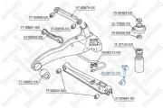 Stange/Strebe, Stabilisator Hinterachse rechts STELLOX 56-00132-SX