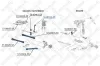 Stange/Strebe, Stabilisator Hinterachse links Hinterachse rechts STELLOX 56-00524-SX