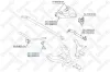Stange/Strebe, Stabilisator Vorderachse links STELLOX 56-51019-SX